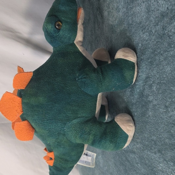 Build-A-Bear Other - Build-A-Bear Green and Orange Dinosaur Plush Well Used